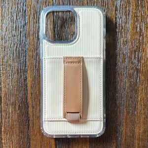 Wallis Cream and Brown Phone Case with Stand